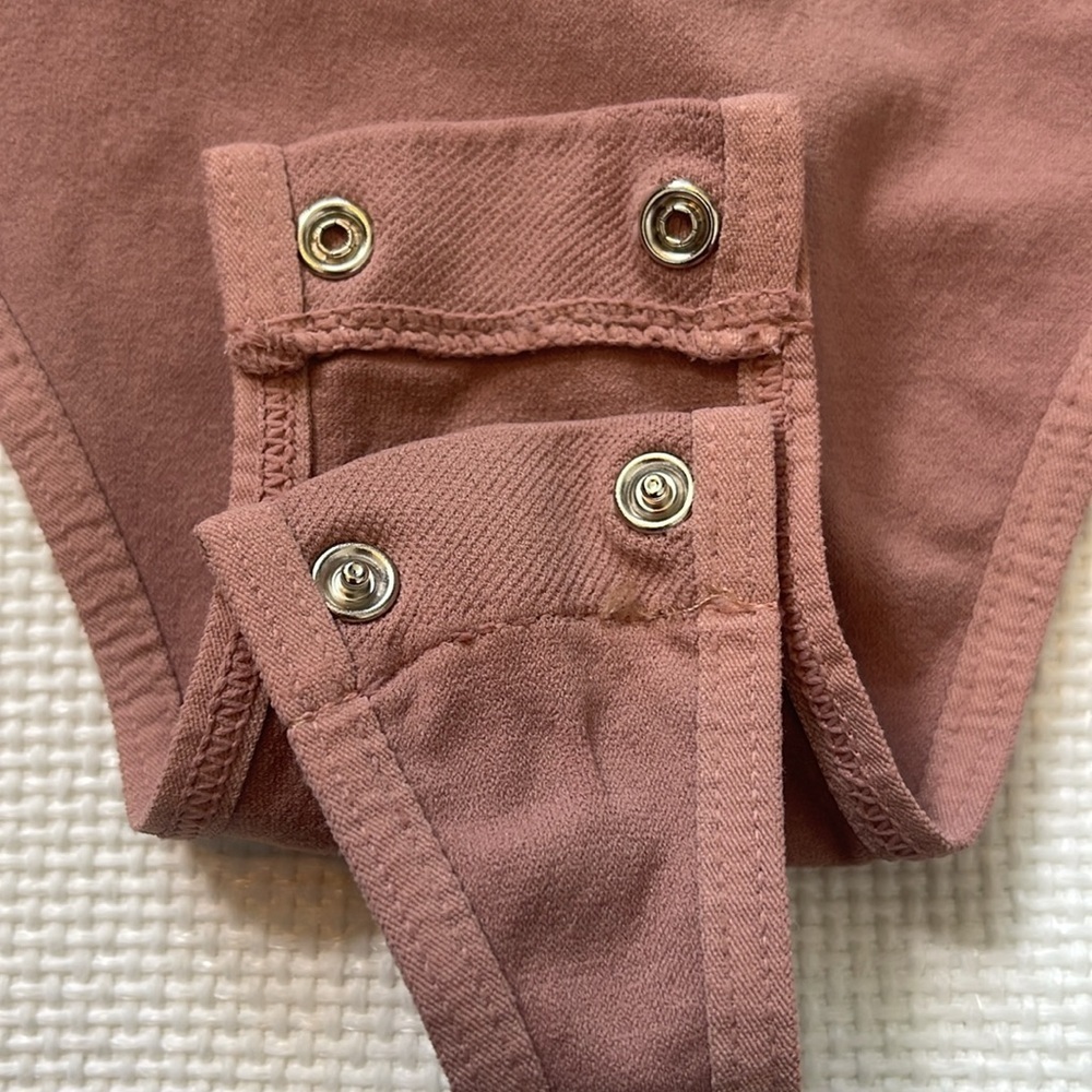 NWT Free People Intimately Alexis Tee Bodysuit Size S Copper Rose Short Sleeve - Picture 9 of 12